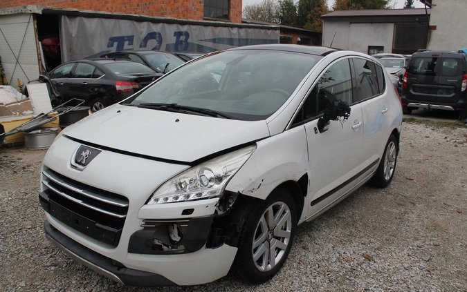 Peugeot 3008 cena 18900 przebieg: 211376, rok produkcji 2013 z Biała małe 67